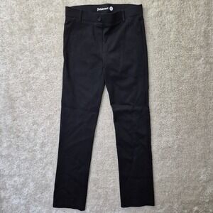 Betabrand Dress Yoga Pant Womens Small Pull On Classic Stretch Straight Black